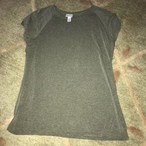 Army green t-shirt